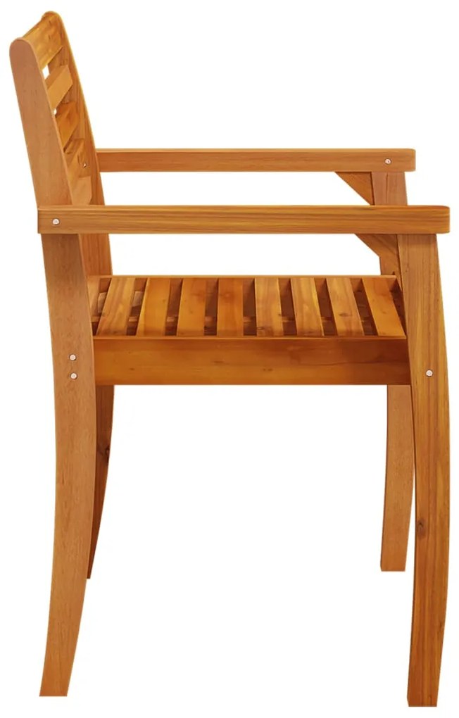 Cadeiras de jardim 4 pcs 59x55x85 cm madeira de acácia maciça
