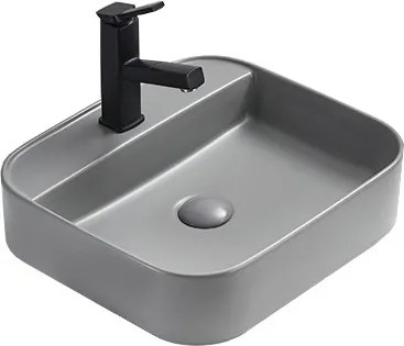 Mexen Sofia lavatório de bancada 50 x 40 cm, cinzento claro mate - 22155061