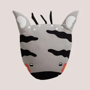 Almofada Em Algodão Skiper Kids Zebra - Sklum