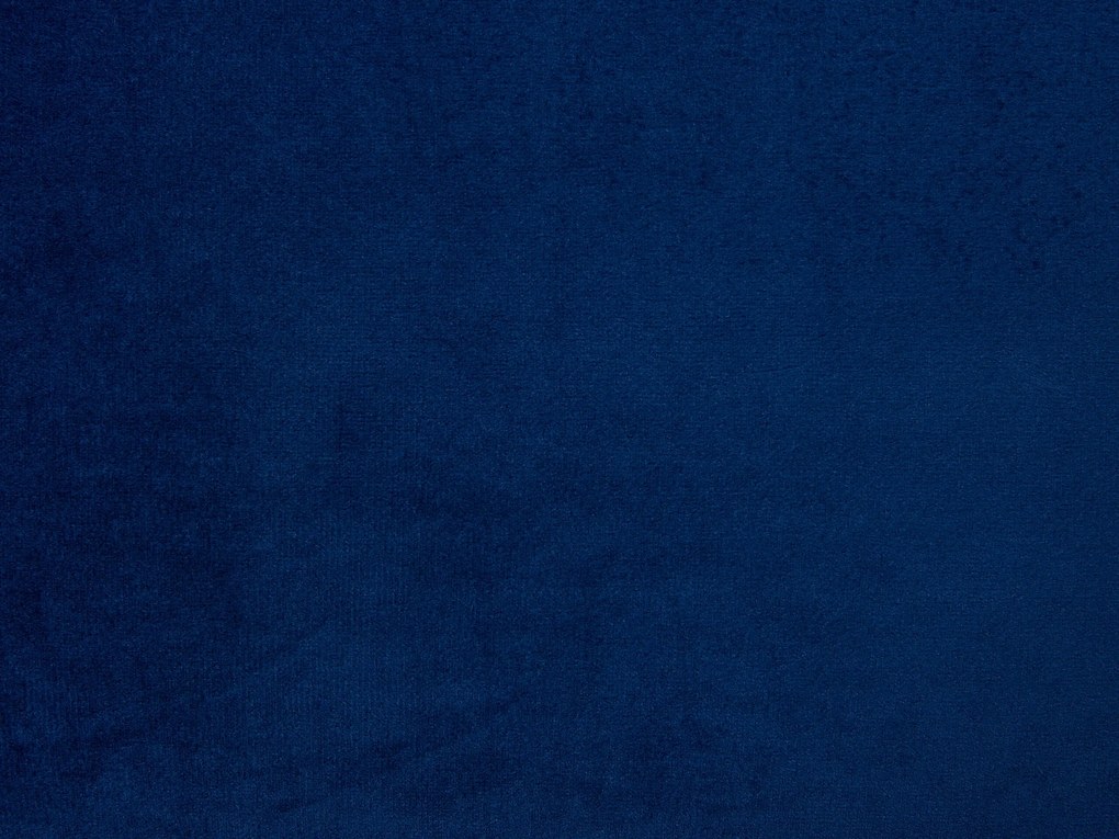 Poltrona de veludo azul marinho FENES Beliani