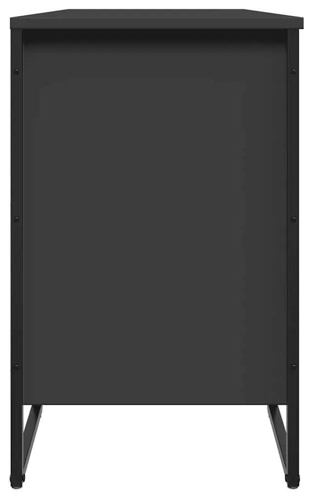 Sapateira 90x38x61,5 cm derivados de madeira preto