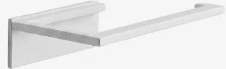 Porta-rolos Adesivo Para Casa De Banho Em Aço Inoxidável Jalter Branco - Sklum