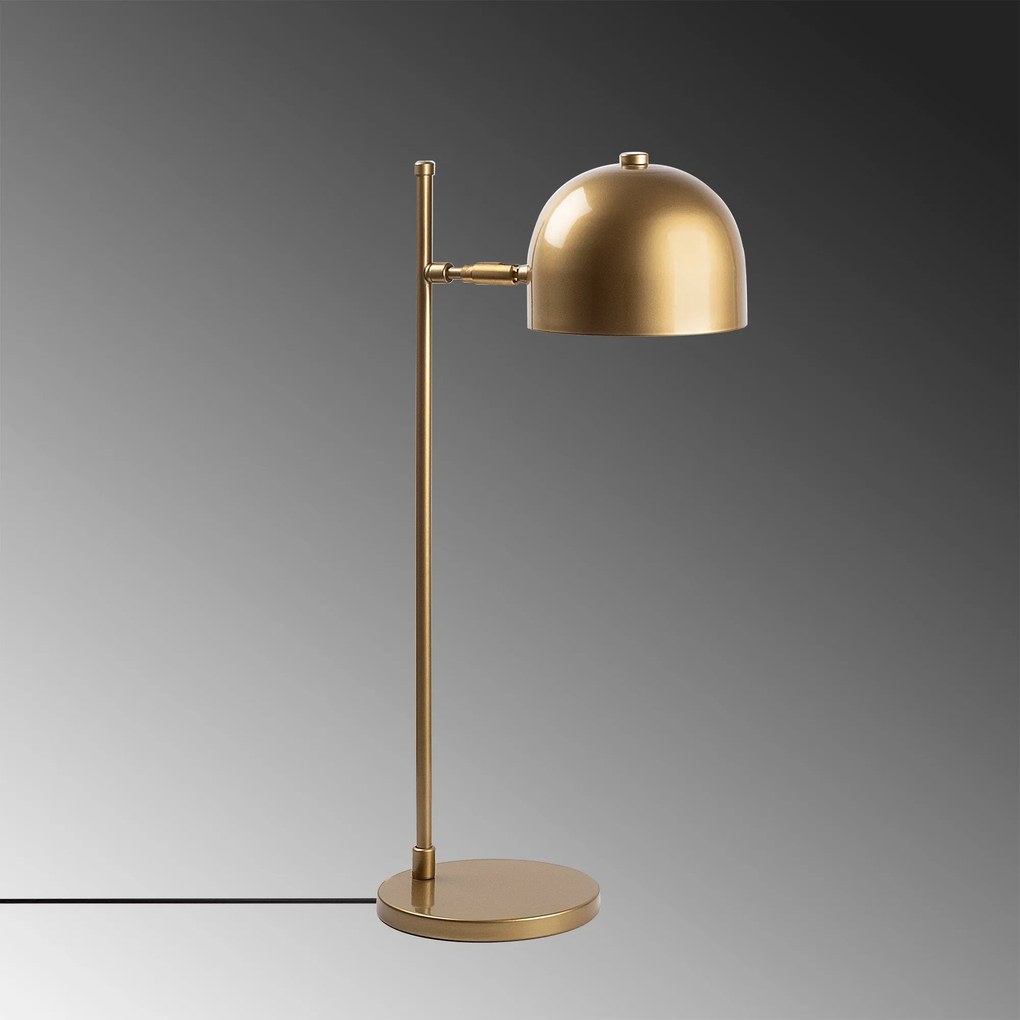 Candeeiro de Mesa Alfa – Dourado – 18 x 20 x 58 cm