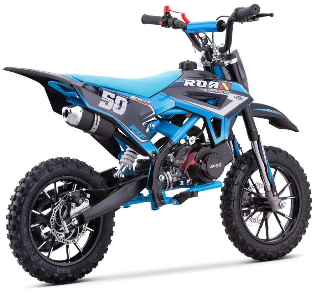 MINI MOTO PARA CRIANÇAS MiniCross Roan RXF 49cc 4.5CV 2024 Azul