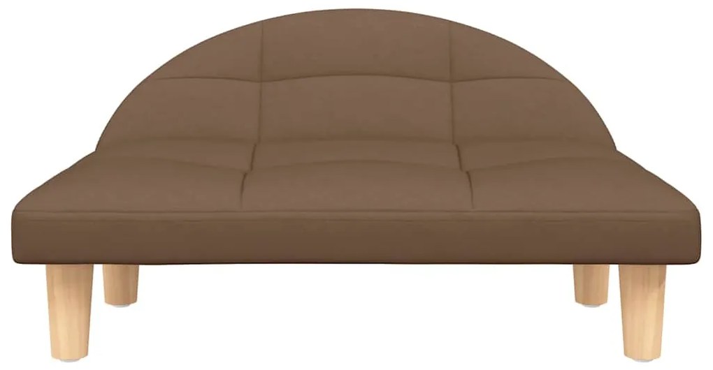 Cama para cães 70x52x30 cm tecido castanho