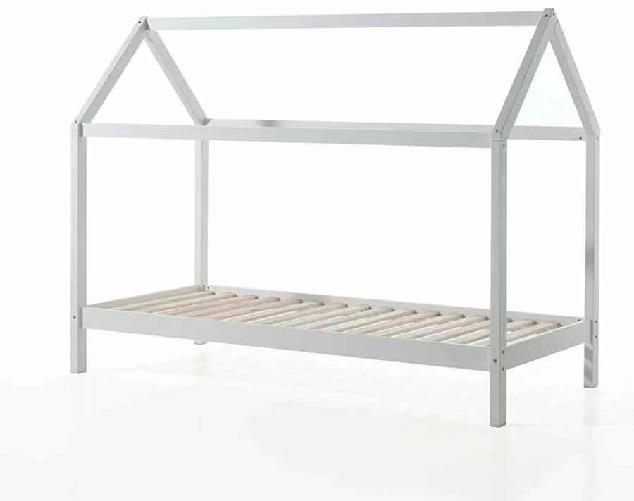Cama infantil de Casa DALLAS LP 90x200 Com Estrado Branca