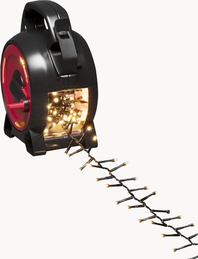 Sistema de luzes LED para interior e exterior com enrolador de cabo Compact