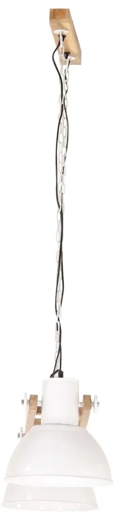 Candeeiro suspenso industrial 25 W 109 cm E27 branco