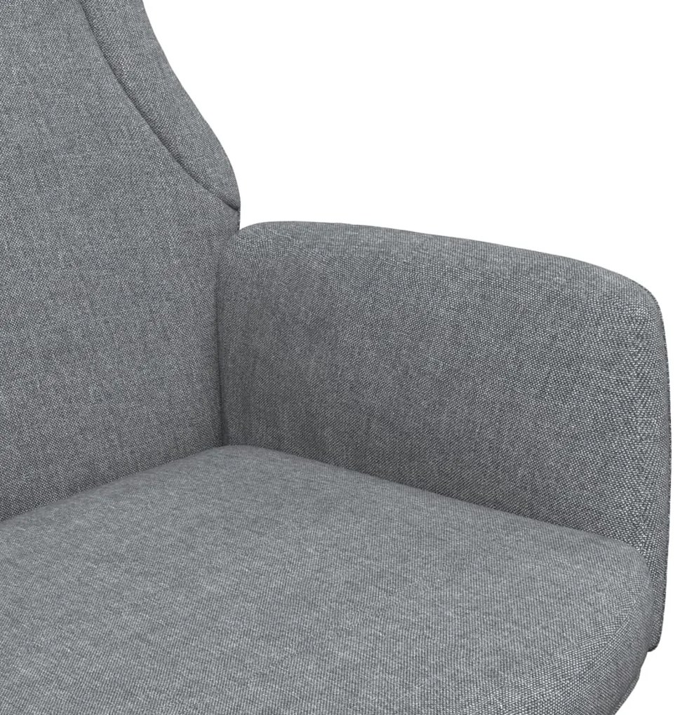 Poltrona Kalani WingBack em Tecido - Cinzento-Claro - Design Nórdico