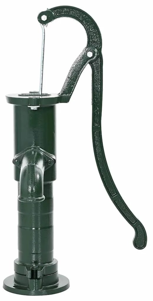 Bomba de água manual para jardim em ferro fundido