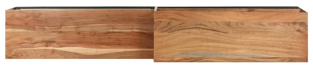 Móvel de TV 180x30x50 cm madeira de acácia maciça