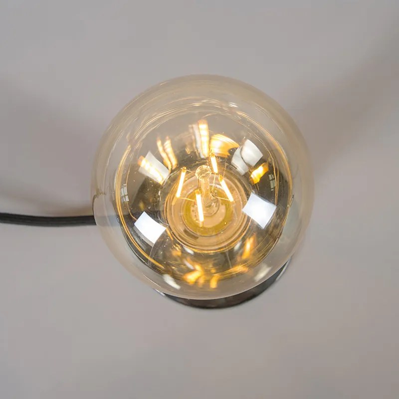 Candeeiro de mesa moderno cromado - Facil