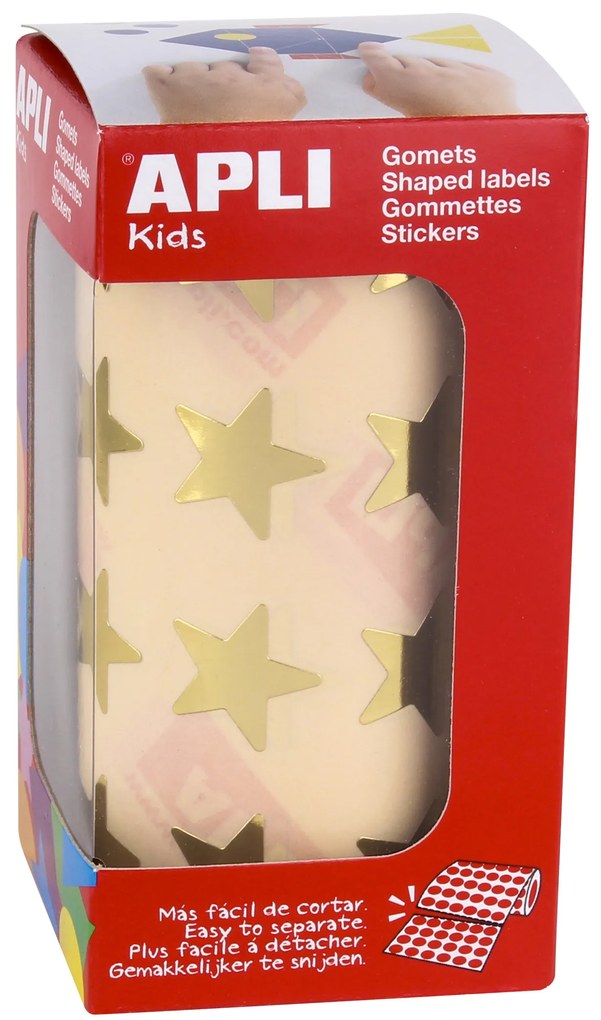 Rolo Autocolantes Estrela Ouro 19,5MM