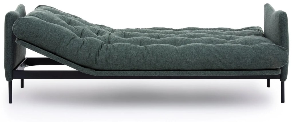 Sofá Cama "Renge" com Encosto Ajustável – Verde, 3 Lugares – Design Mo