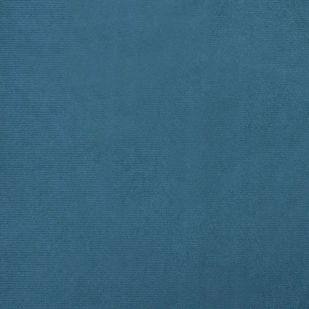 Sofá infantil 70x45x33 cm veludo azul