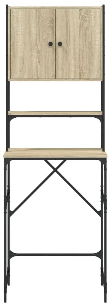 Armário sanita/máquina de lavar 68x48,5x194 cm carvalho sonoma