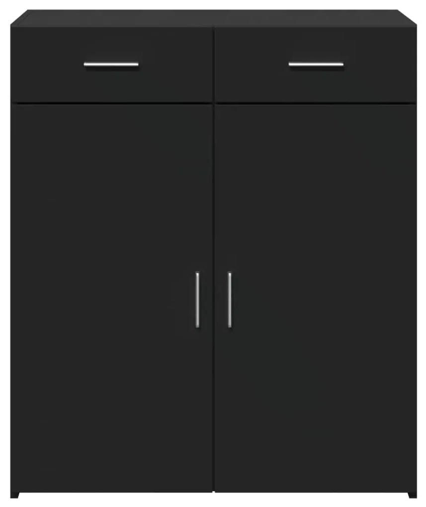 Aparador 80x42,5x93 cm derivados de madeira preto
