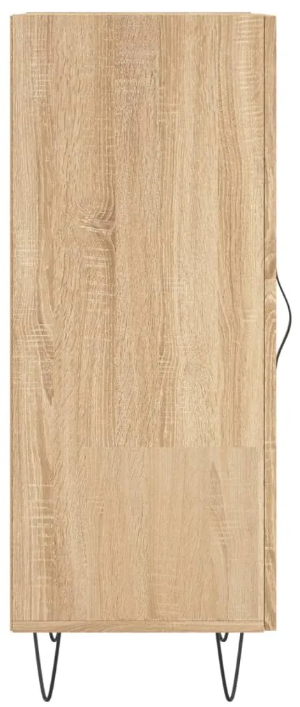 Aparador 34,5x34x90 cm madeira processada cor carvalho sonoma