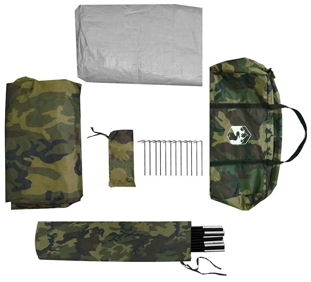 Tenda de pesca para 5 pessoas impermeável camuflagem