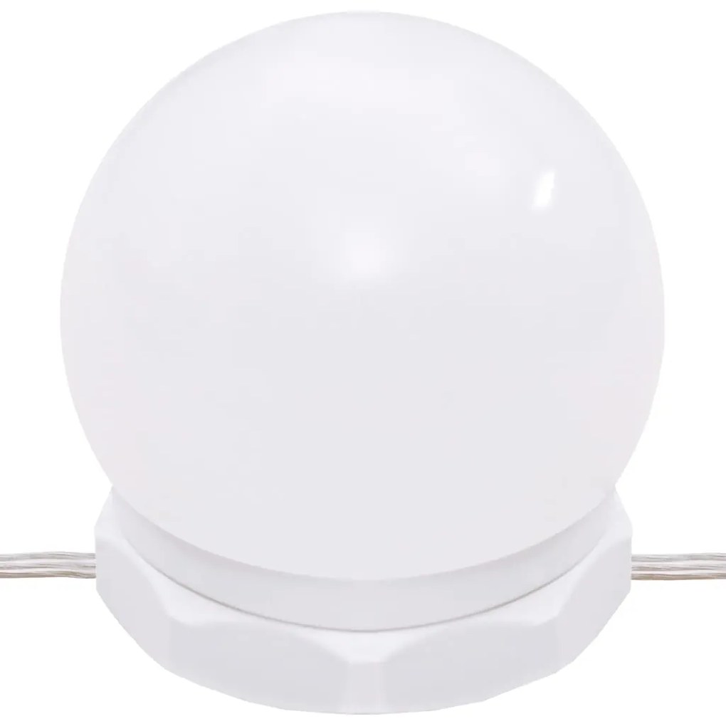 Toucador com luzes LED 96x40x142 cm carvalho sonoma