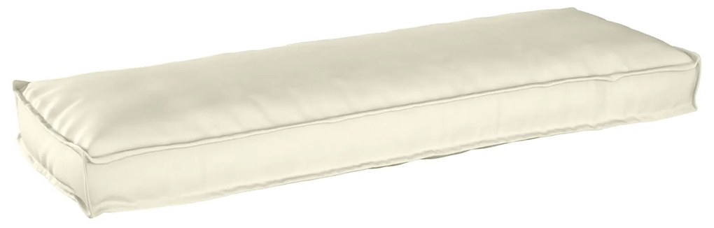 vidaXL Almofada de Pallet para Banco Creme 120x40x8 cm Tecido Oxford