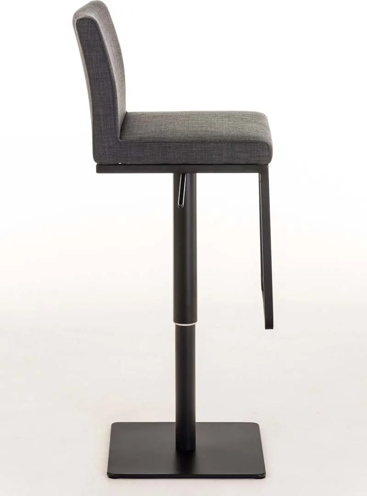 Banco de bar Panama B Tecido cinza escuro