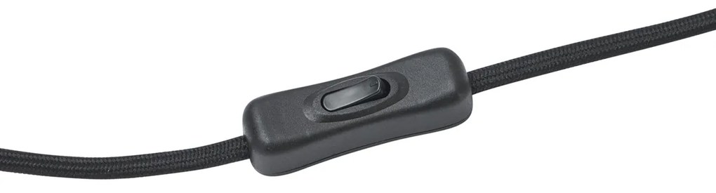Candeeiro de mesa moderno preto 24cm - Cylinder Moderno