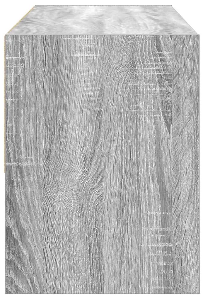 Sapateira empilháveis 89,5x30x40 cm cinzento sonoma