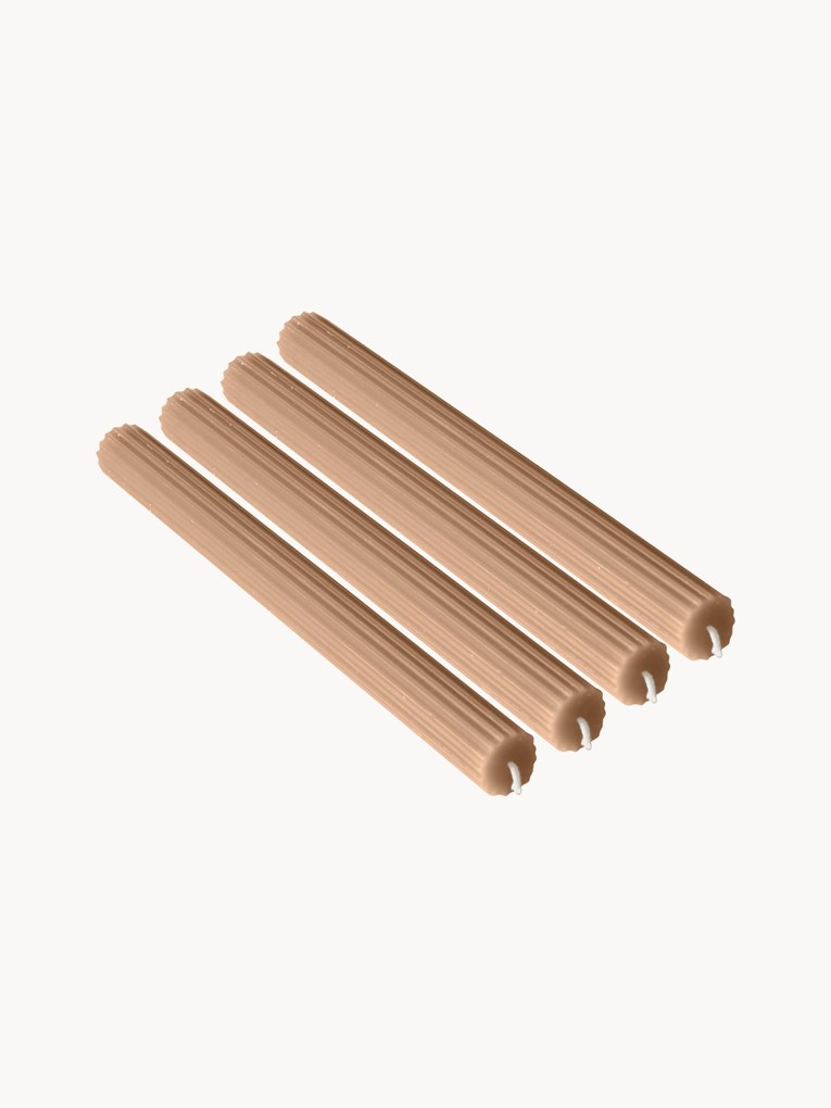 Vela cilíndrica comprida Classic, conjunto de 4