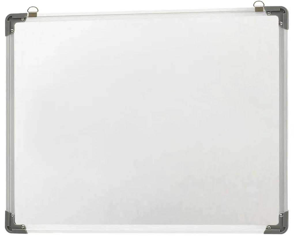 Quadro de escrita magnético 70x50 cm aço branco