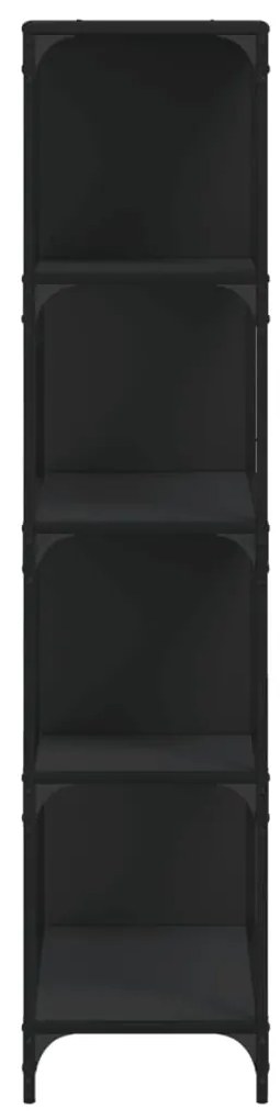 Estante c/ 4 degraus 139x33,5x149 cm derivados madeira preto