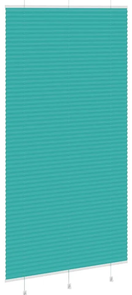 Gasolina verde Plissada Cega 105x200 cm Largura Tecido 104,4cm