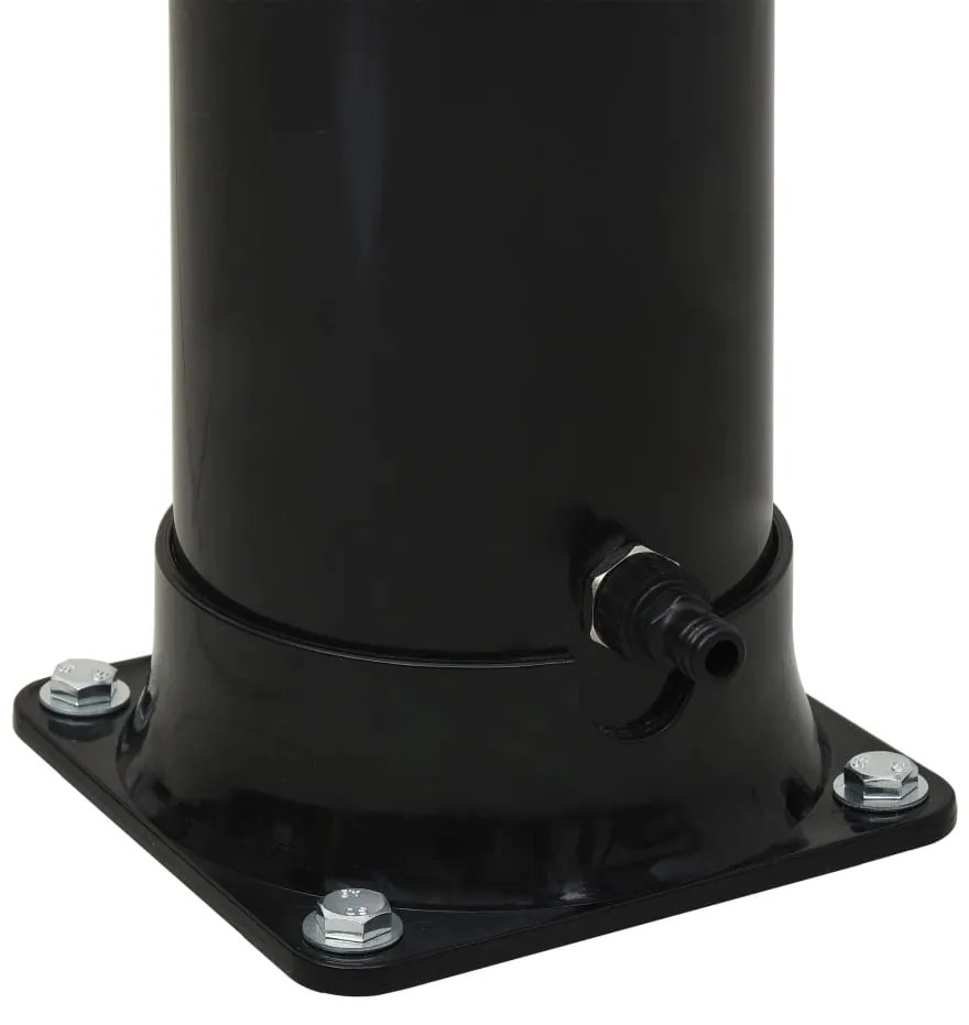 Chuveiro solar 214 cm 20 L preto
