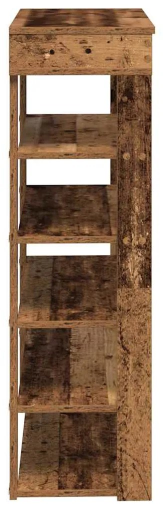 Sapateira 80x30x98 cm derivados de madeira madeira velha
