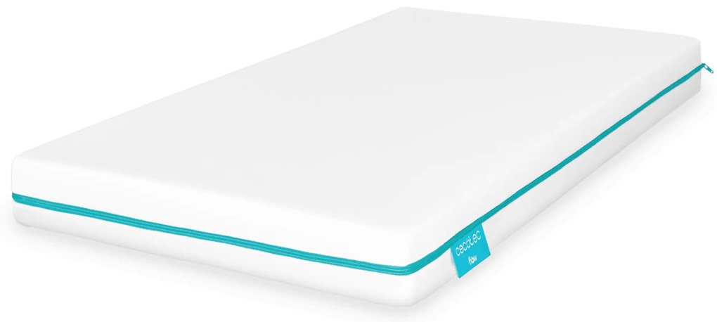Colchão de berço Flow BabyDream com espuma de 25 kg/m3 e capa amovível com fecho lavável 120 x 60 x 12 cm