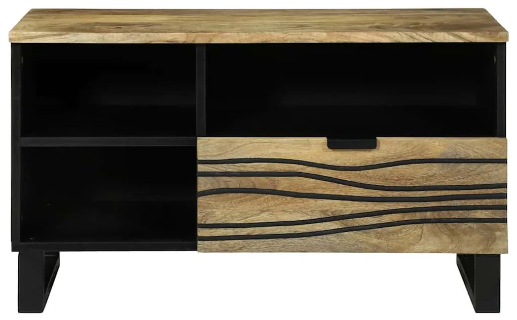 Armário de armazenamento de mídia Castanho 80 x 33.5 x 46 cm