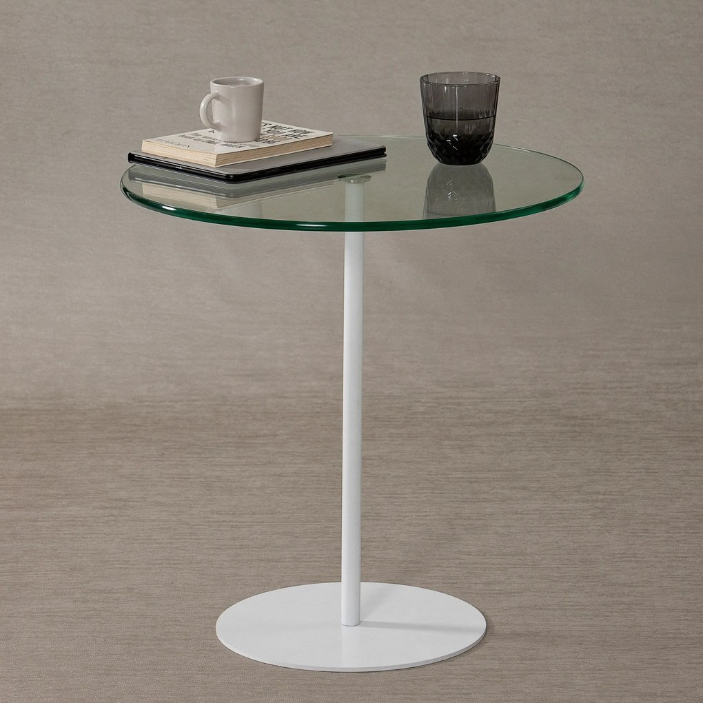 Mesa de Apoio Chill-Out – Branca – 50x50x50 cm