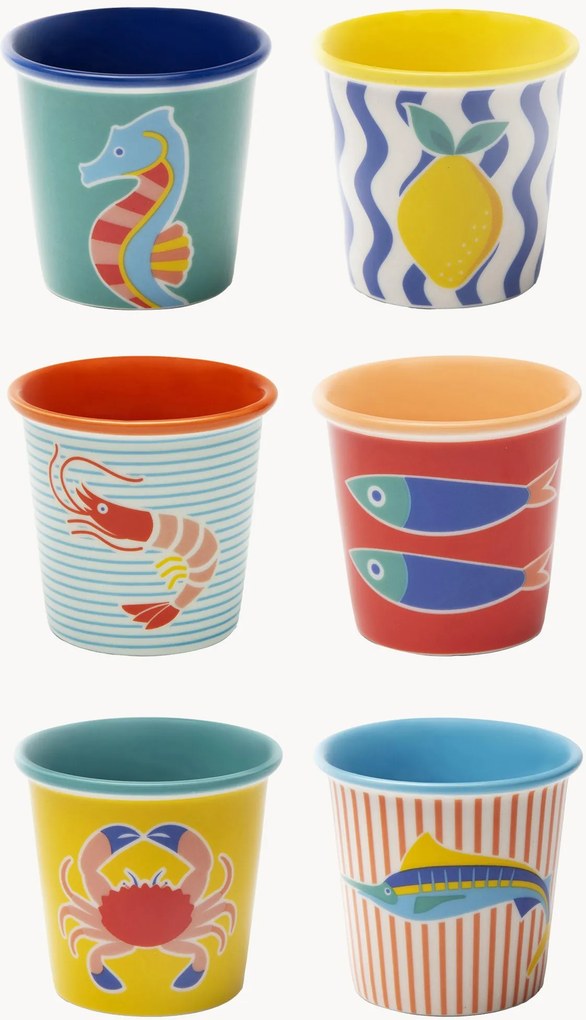 Chávenas de café expresso Corfù, conjunto de 6