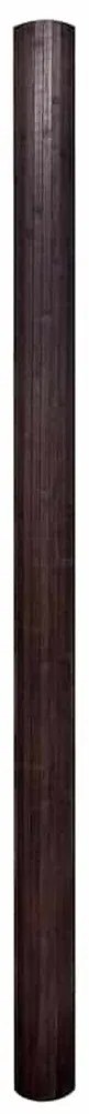 Biombo/divisória de sala 250x165 cm bambu castanho escuro