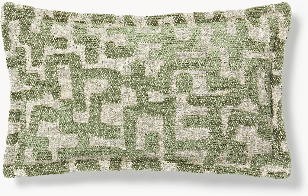 Almofada de viscose com padrão jacquard Contia