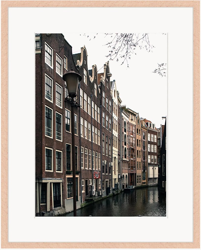 Impressão digital emoldurada Amsterdam City Center