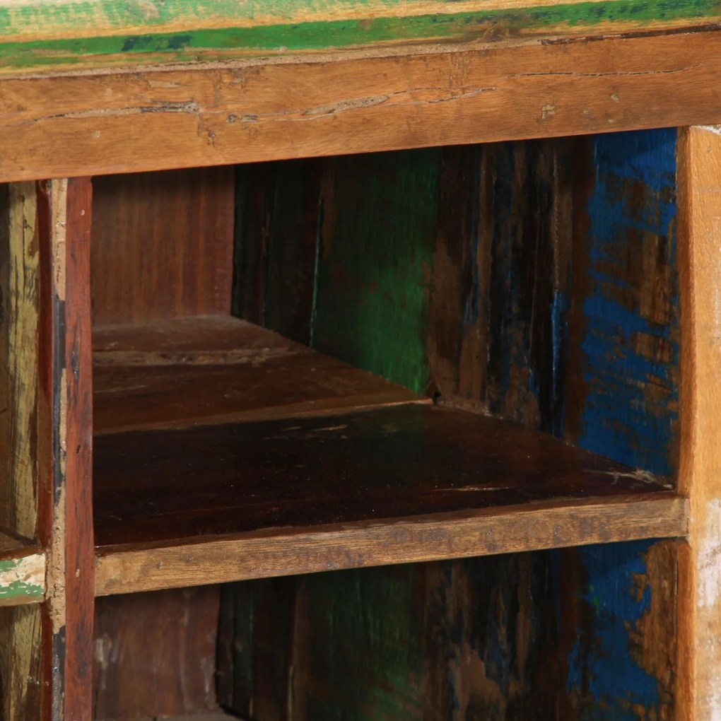 Banco para Sapatos 110x35x40 cm Madeira Sólida Recuperada