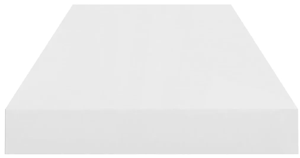 Prateleira de parede suspensa 60x23,5x3,8 cm MDF branco