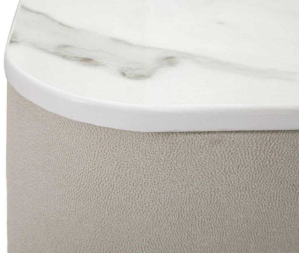TOUCADOR BEAUTY 120X40X75 CM CREME E DOURADO