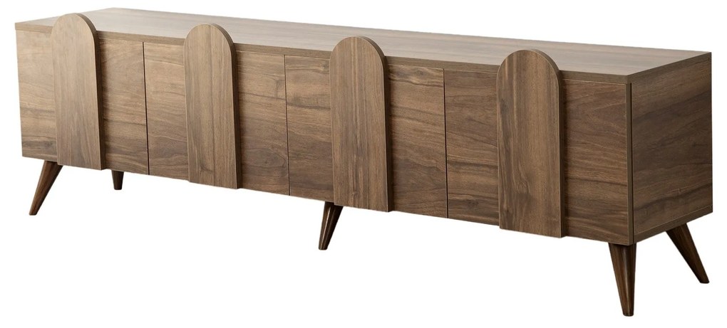 Móvel TV New Line – Nogueira – 180 cm x 50 cm x 35 cm