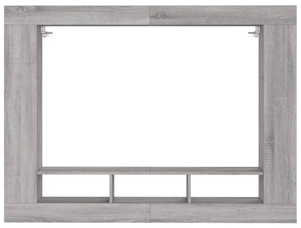 Móvel de TV 152x22x113 cm derivados de madeira cinzento sonoma
