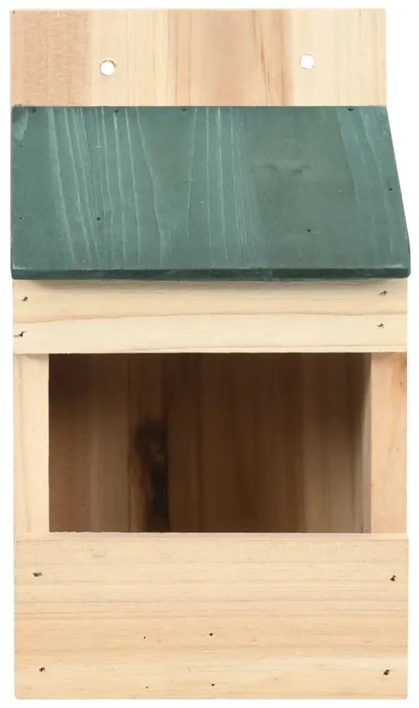 Casas para pássaros 4 pcs 12x16x20 cm madeira de abeto