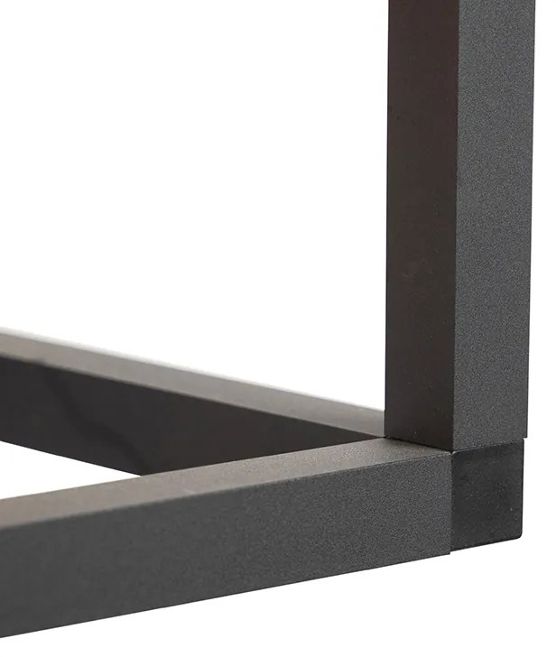 Candeeiro de suspensão inteligente preto 4 luzes incl. Wifi G95 - Big Cage