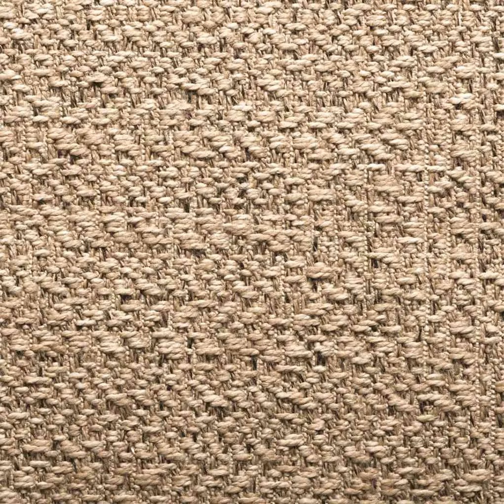 Tapete ZIZUR bege 140x200 cm aspeto de juta interior e exterior
