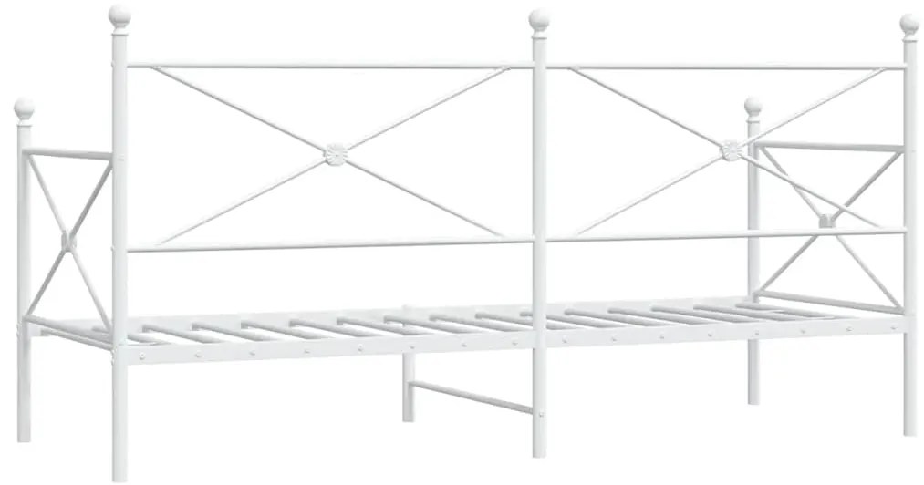 Cama de Dia sem Colchão 75x190 cm aço branco